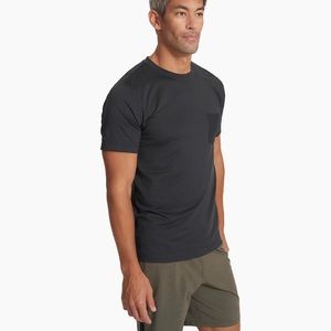 Vuori Tradewind Performance Tee Black Size Large